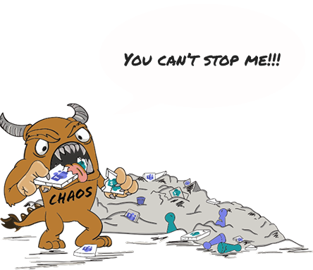 You can't stop me monster